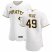 Pittsburgh Pirates #49 Michael Feliz Mens Nike White Home 2020 Authentic Player MLB Jersey