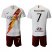 Roma #7 Pellegrini Away Soccer Club Jersey