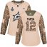 Adidas Dallas Stars #12 Radek Faksa Camo Authentic 2017 Veterans Day Womens 2020 Stanley Cup Final Stitched NHL Jersey