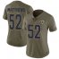 Nike Los Angeles Rams #52 Clay Matthews Olive Womens Stitched NFL Limited 2017 Salute to Service Jersey