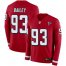 Nike Atlanta Falcons #93 Allen Bailey Red Team Color Mens Stitched NFL Limited Therma Long Sleeve Jersey