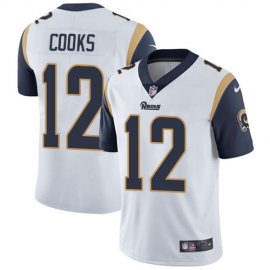 Nike Los Angeles Rams #12 Brandin Cooks White Mens Stitched NFL Vapor Untouchable Limited Jersey