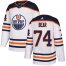 Adidas Edmonton Oilers #74 Ethan Bear White Road Authentic Stitched NHL Jersey