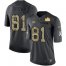 Nike Tampa Bay Buccaneers #81 Antonio Brown Black Youth Super Bowl LV Champions Patch Stitched NFL Limited 2016 Salute to Service Jersey