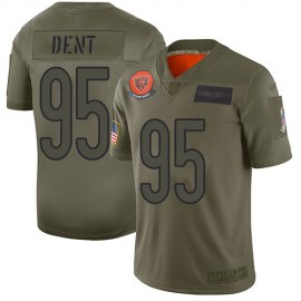 Nike Chicago Bears #95 Richard Dent Camo Mens Stitched NFL Limited 2019 Salute To Service Jersey
