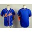 New York Mets Blank Blue Alternate Home Cool Base Stitched Youth MLB Jersey