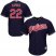 Cleveland Indians #22 Jason Kipnis Navy Blue Alternate Stitched Youth MLB Jersey