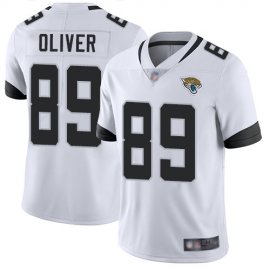 Nike Jacksonville Jaguars #89 Josh Oliver White Mens Stitched NFL Vapor Untouchable Limited Jersey