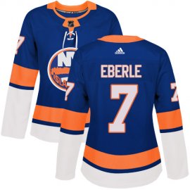 Adidas New York Islanders #7 Jordan Eberle Royal Blue Home Authentic Womens Stitched NHL Jersey