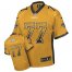 Nike New Orleans Saints #77 Willie Roaf Gold Mens Stitched NFL Elite Drift Fashion Jersey