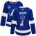 Adidas Tampa Bay Lightning #7 Mathieu Joseph Blue Home Authentic USA Flag Womens 2020 Stanley Cup Champions Stitched NHL Jersey
