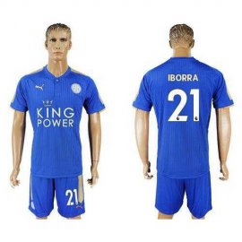 Leicester City #21 Iborra Home Soccer Club Jersey