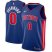 Mens Nike Detroit Pistons #0 Andre Drummond Blue NBA Swingman Icon Edition Jersey