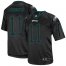 Nike Philadelphia Eagles #11 Carson Wentz Lights Out Black Mens Stitched NFL Elite Jersey