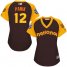 San Francisco Giants #12 Joe Panik Brown 2016 All-Star National League Womens Stitched MLB Jersey