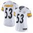 Nike Pittsburgh Steelers #53 Maurkice Pouncey White Womens Stitched NFL Vapor Untouchable Limited Jersey