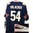 Nike Chicago Bears #54 Brian Urlacher Navy Blue Team Color Mens Stitched NFL Elite Autographed Jersey