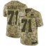 Nike Kansas City Chiefs #71 Mitchell Schwartz Camo Mens Super Bowl LV Bound Stitched NFL Limited 2018 Salute To Service Jersey