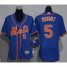 New York Mets #5 David Wright Blue Flexbase Authentic Womens Stitched MLB Jersey