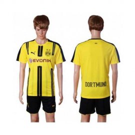 Dortmund Blank Home Soccer Club Jersey