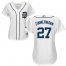 Detroit Tigers #27 Jordan Zimmermann White Home Womens Stitched MLB Jersey