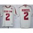 Texas A&M Aggies 2 Johnny Manziel White College Football Authentic Techfit NCAA Jerseys