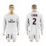 Paris Saint-Germain #2 T.Silva Sec Away Long Sleeves Soccer Club Jersey