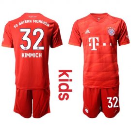 Bayern Munchen #32 Kimmich Home Kid Soccer Club Jersey