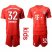 Bayern Munchen #32 Kimmich Home Kid Soccer Club Jersey