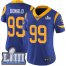 Nike Los Angeles Rams #99 Aaron Donald Royal Blue Alternate Super Bowl LIII Bound Womens Stitched NFL Vapor Untouchable Limited Jersey