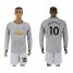 Manchester United #10 Ibrahimovic Sec Away Long Sleeves Soccer Club Jersey