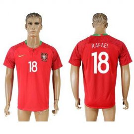 Portugal #18 Rafael Home Soccer Country Jersey