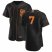 San Francisco Giants #7 Donovan Solano Mens Nike Black Alternate 2020 Authentic 20 at 24 Patch Player MLB Jersey