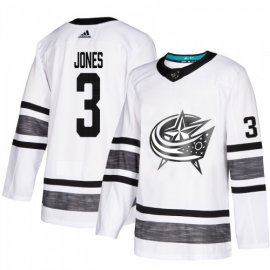 Adidas Columbus Blue Jackets #3 Seth Jones White Authentic 2019 All-Star Stitched Youth NHL Jersey
