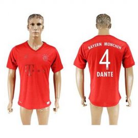 Bayern Munchen #4 Dante Marine Environmental Protection Home Soccer Club Jersey