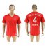 Bayern Munchen #4 Dante Marine Environmental Protection Home Soccer Club Jersey