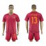 Roma #13 Maicon Red Home Soccer Club Jersey