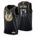 Milwaukee Milwaukee Bucks #13 Jordan Nwora Mens Golden Edition Diamond Logo 2021/22 Swingman Jersey – Black Mens
