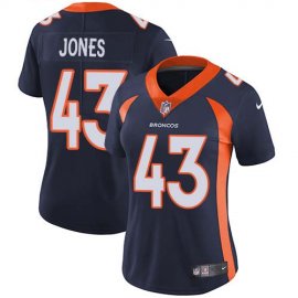 Nike Denver Broncos #43 Joe Jones Navy Blue Alternate Womens Stitched NFL Vapor Untouchable Limited Jersey