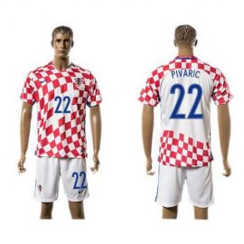 Croatia #22 Pivaric Home Soccer Country Jersey