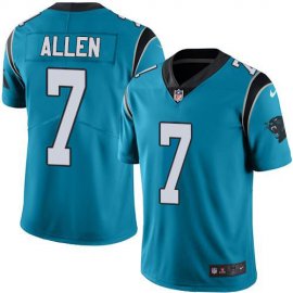Nike Carolina Panthers #7 Kyle Allen Blue Alternate Mens Stitched NFL Vapor Untouchable Limited Jersey
