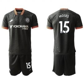 Chelsea #15 Moses Third Soccer Club Jersey