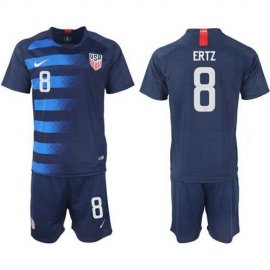 USA #8 Ertz Away Soccer Country Jersey