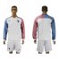 France Blank Away Long Sleeves Soccer Country Jersey