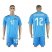 Italy #12 Donna Rumma Blue Goalkeeper Soccer Country Jersey