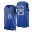 Nike Dallas Mavericks #25 Reggie Bullock Blue Mens 2021-22 NBA 75th Anniversary Diamond Swingman Jersey – Icon Edition Mens