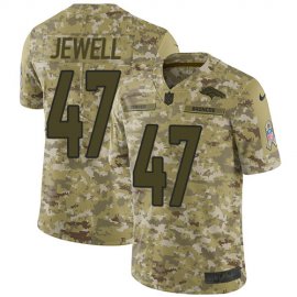 Nike Denver Broncos #47 Josey Jewell Camo Mens Stitched NFL Limited 2018 Salute To Service Jersey