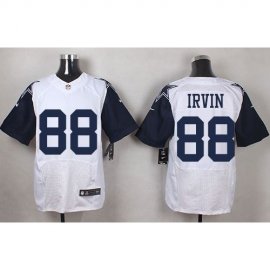 Nike Dallas Cowboys #88 Michael Irvin White Mens Stitched NFL Elite Rush Jersey