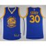 Golden State Warriors #30 Stephen Curry Blue Swingman Stitched NBA Jersey
