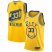 Nike Golden State Warriors #33 James Wiseman Gold Womens 2022 NBA Finals Swingman Hardwood The City Classic Edition Jersey Womens